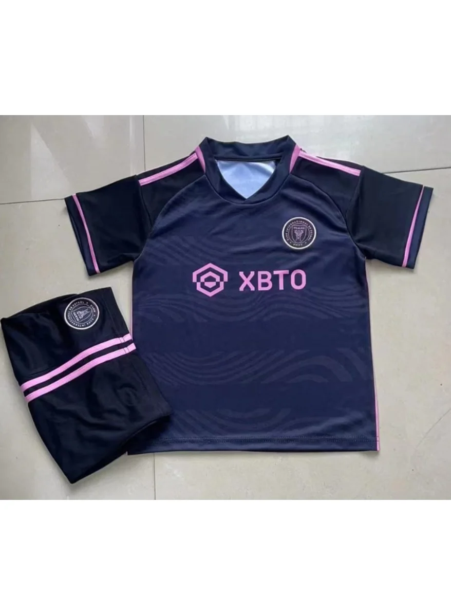 Miami Soccer Jersey 2023-2024 Home Edition Premium Polyester Short Sleeve Shirt (Adult, Pink) qtctm