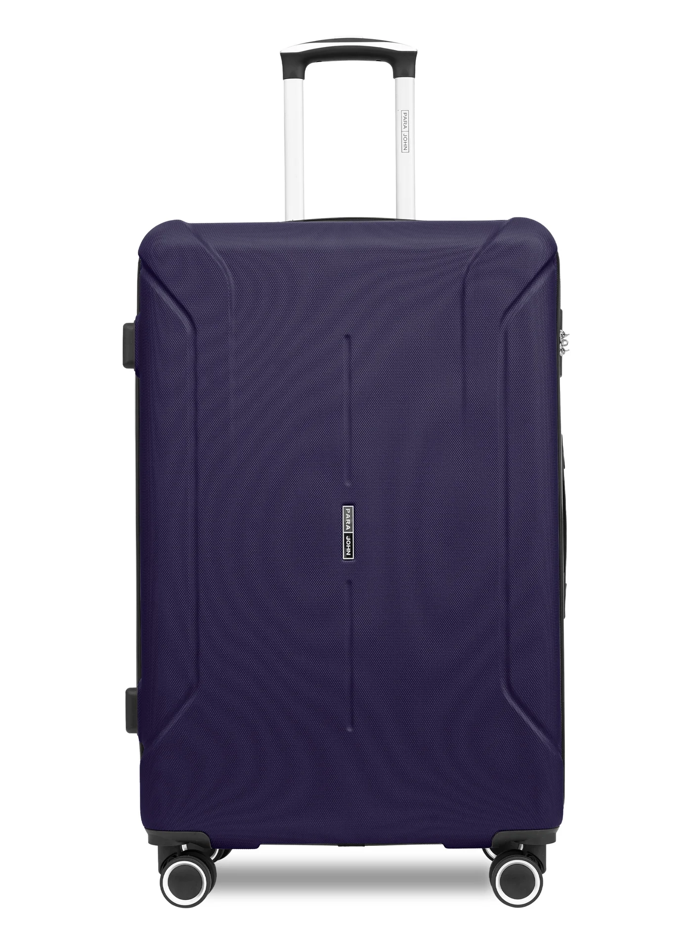 PARAJOHN Large Lightweight Hardshell Spinner Luggage Trolley (Navy, 28 Inch) nw7jl