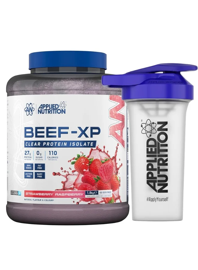 Applied Nutrition Beef XP Clear Protein Isolate Strawberry Raspberry Flavor (1.8 kg) eaom1