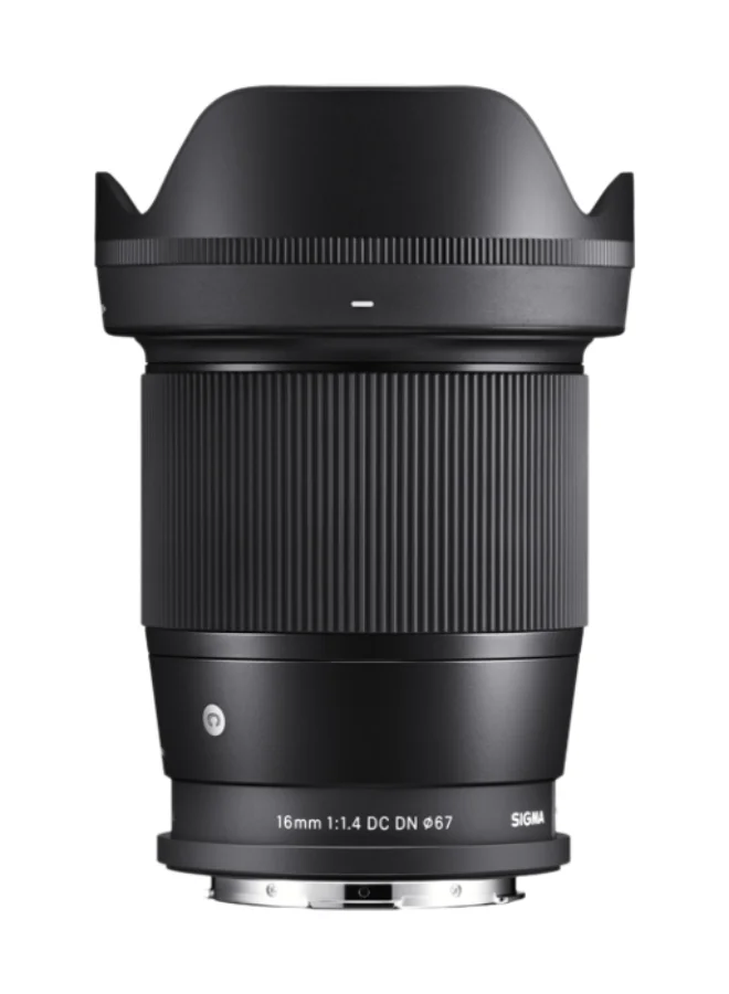 Premium 16mm F1.4 Wide-Angle Prime Lens for E-Mount Cameras (Black, 16mm) madcp