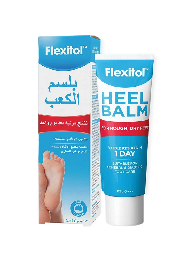 Flexitol Heel Balm for Rough and Dry Feet (Intensive Moisturizing Formula, 112 g) agwj3