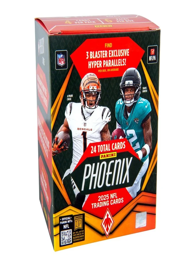 Panini Phoenix Football Trading Card Blaster Box (2025-2026 Edition, 1 Pack) 42mwd
