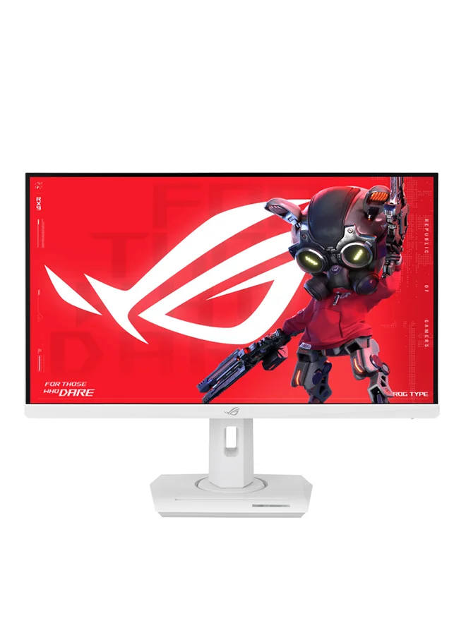 Premium 27-inch 4K UHD Dual Mode Gaming Monitor Fast IPS Display 160Hz/320Hz Refresh Rate (White, 27-inch) 2yj0a