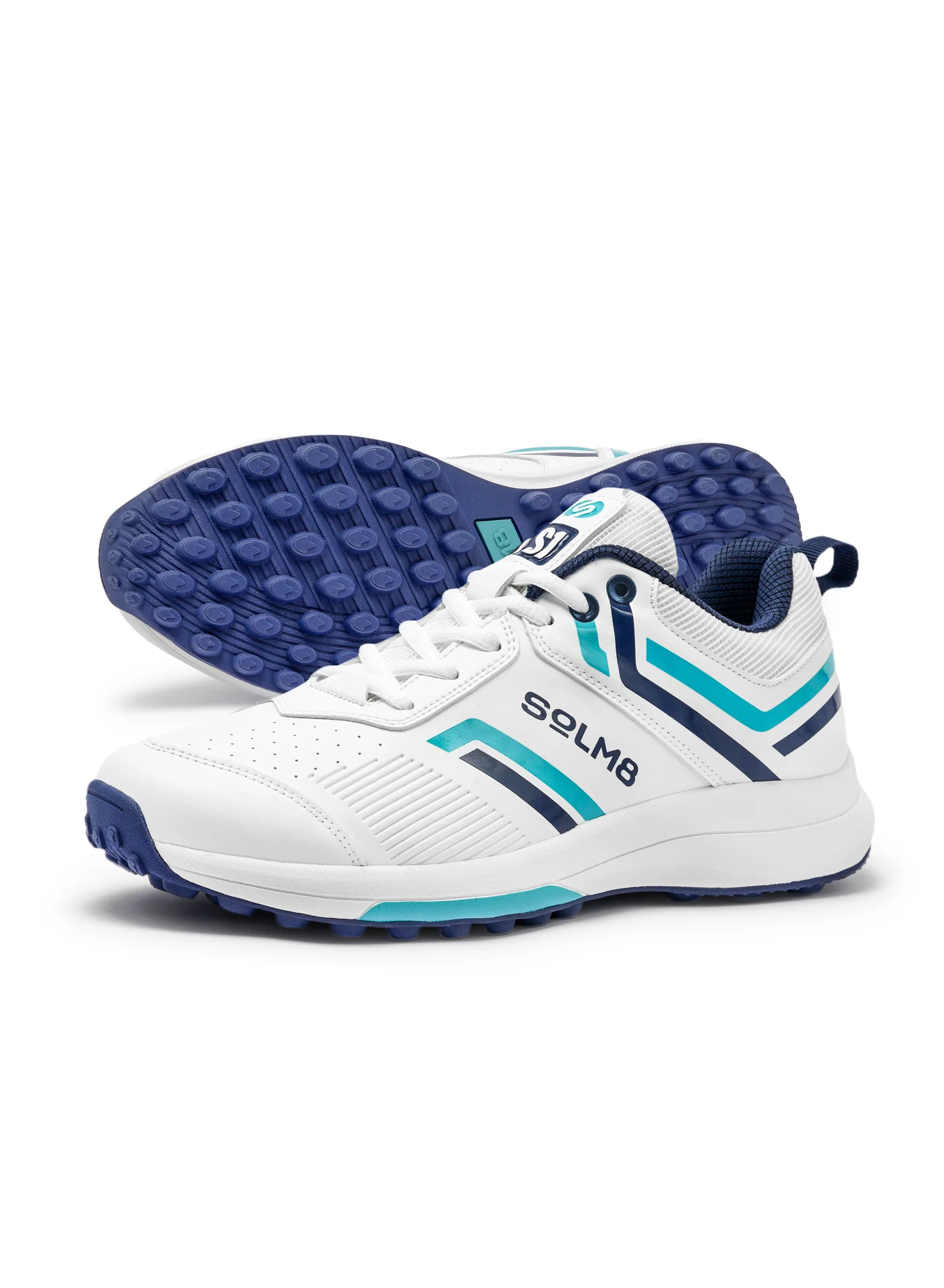 SOLM8 S1 Cricket Shoes with Rubber Spikes - Lightweight Professional Athletic Footwear for Men and Women (2025 Edition) s9f2z