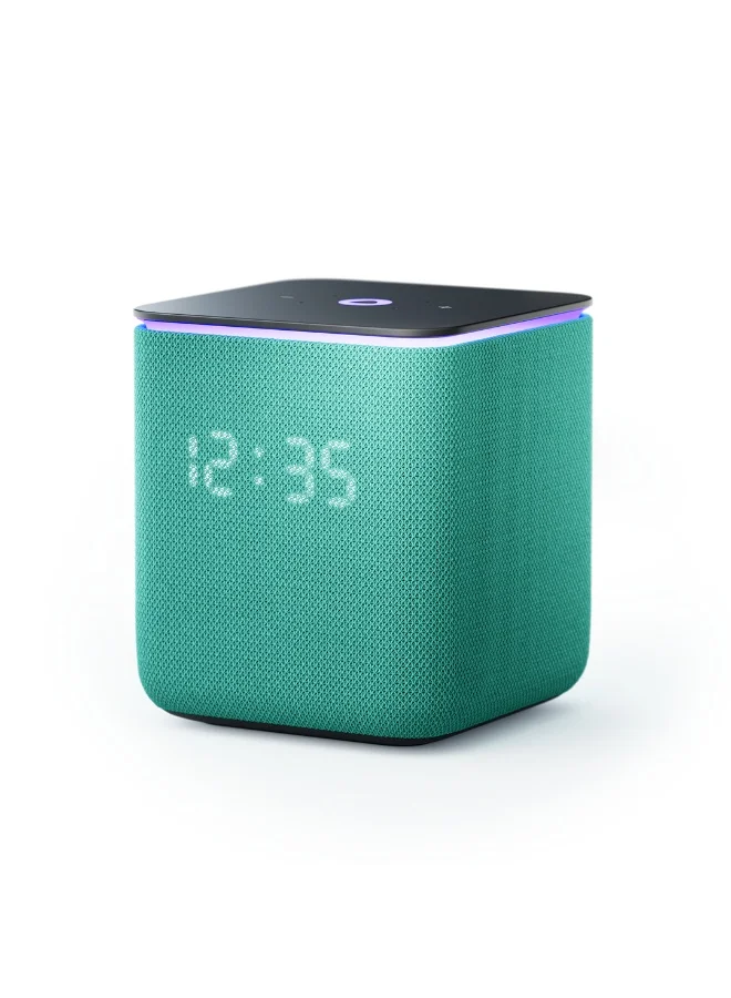 Yasmina Midi Smart AI Speaker with 24W Deep Bass and LED Light Ring (Emerald, Home & Office) lgmi2