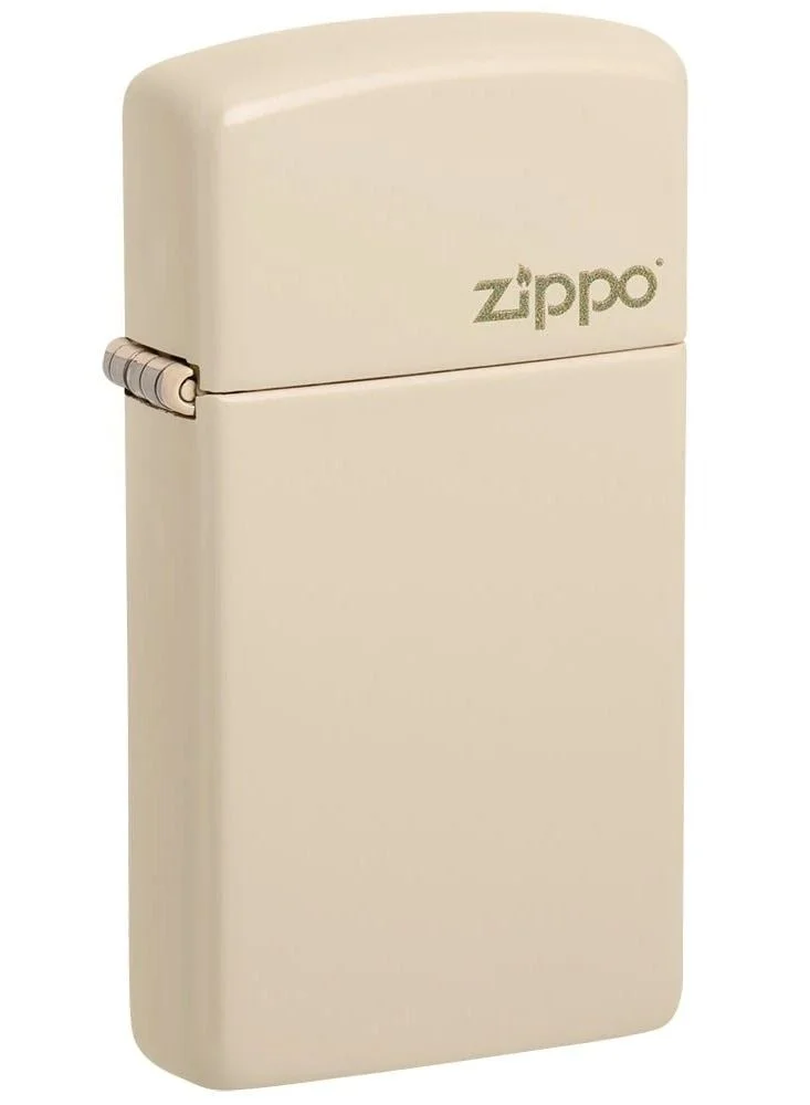 Premium Slim Windproof Metal Lighter with Sand Finish (Brass, 1 Piece) rspan