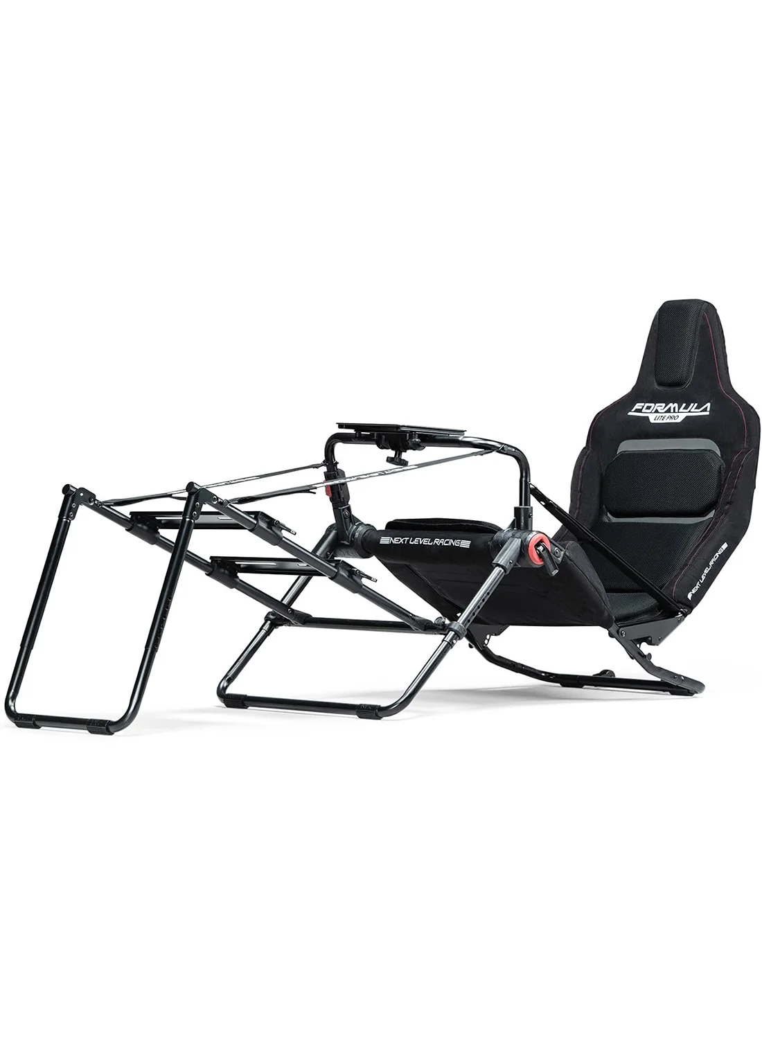 Racing Formula Lite Pro Gaming Cockpit Foldable Racing Simulator Seat for Console (Black, 1 Unit) enlkw