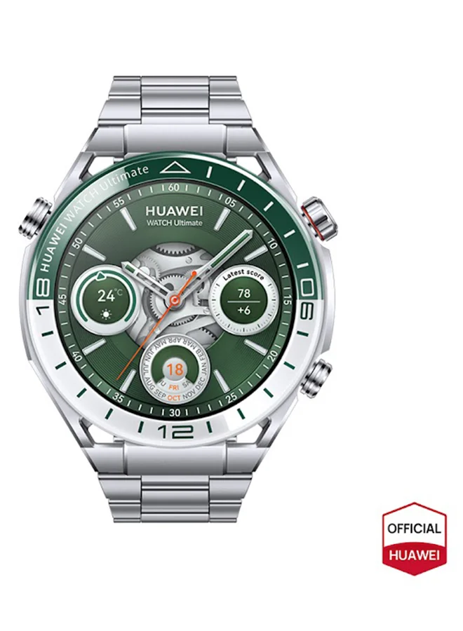 Premium Smartwatch Zirconium Liquid Metal Case with Advanced Health Tracking and Golf Mode (3.8 cm) n060p