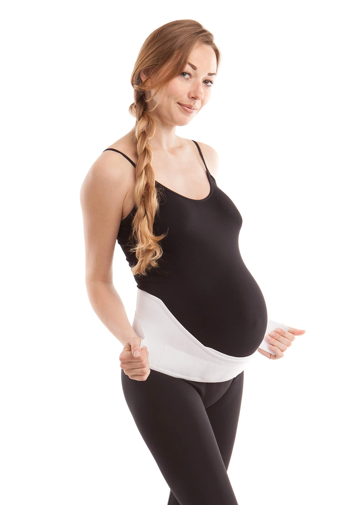 Premium Maternity Support Belt Breathable Pregnancy Belly Band for Back and Pelvic Relief (Adjustable, One Size) atr4t