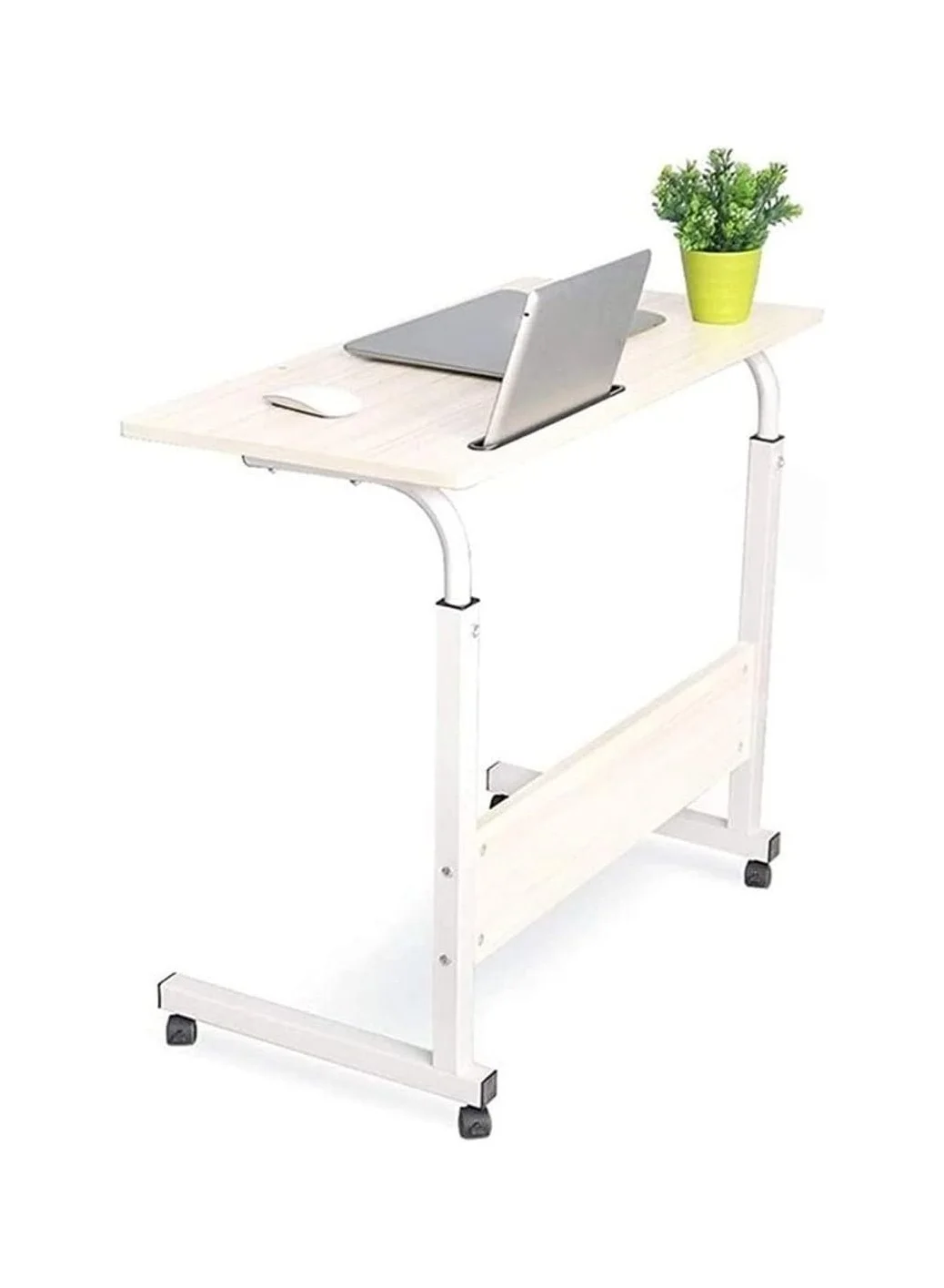 BLOOMING TIME Adjustable Laptop Table & Mobile Stand (Portable Bedside Desk for Sofa and Bed, 60 cm x 40 cm) 8t9v2