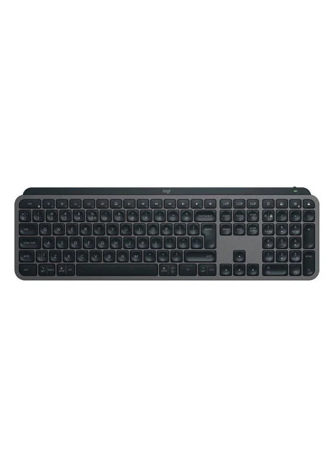 Premium Wireless Bluetooth Keyboard Ergonomic Low-Profile Design (Black, Full-Size) 04hms