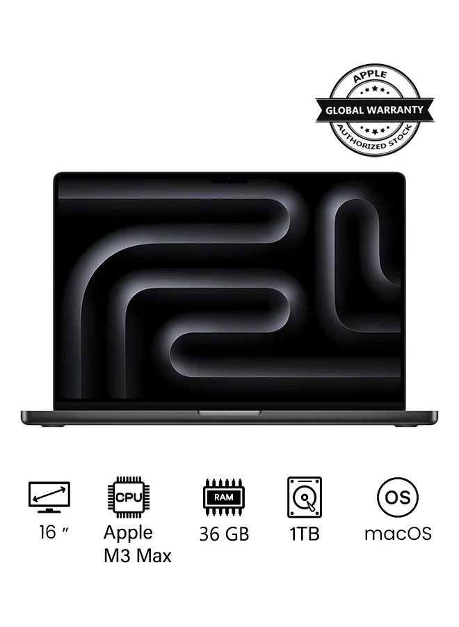Premium Smart Professional Laptop 16.2-inch Display 36GB RAM 1TB SSD High-Performance Computing Device (Space Black, 16.2-inch) hswh4