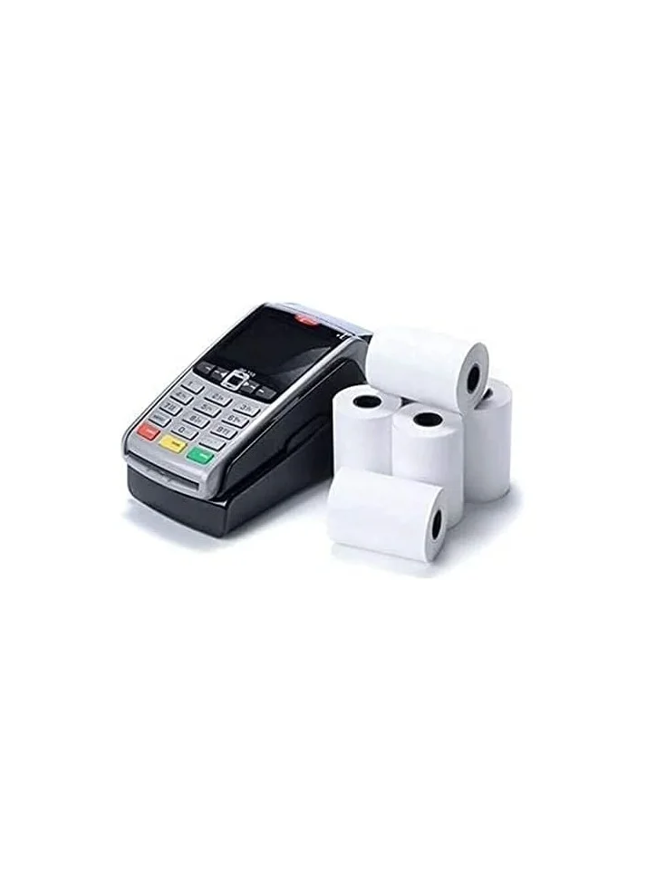 FATI Thermal Paper Till Rolls (57x40 mm, 100 Pack) Premium Receipt Paper for POS and Credit Card Machines 6clw7