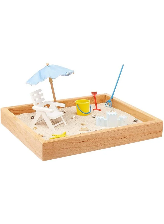 Be Good Company Executive Sandbox Desktop Zen Garden (A Day At The Beach, 25 cm x 25 cm) it523
