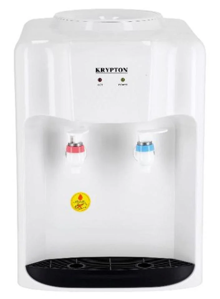 KRYPTON Table Top Water Dispenser Compact Desktop Cooling System (White, 1 Unit) 6r0xm