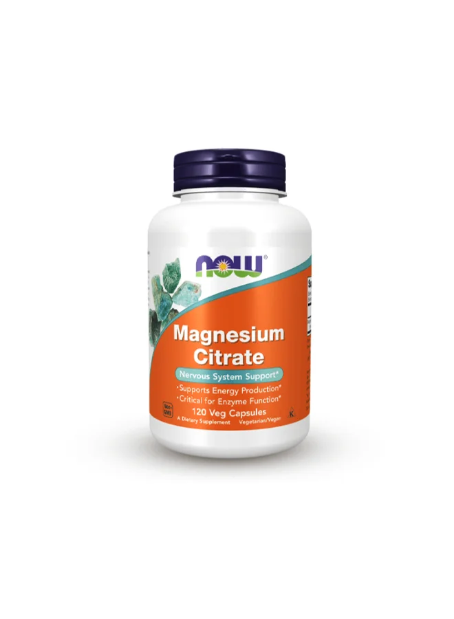 Premium Magnesium Citrate Supplement (120 Veg Capsules) High-Absorption Mineral Support for Daily Wellness xp6gl