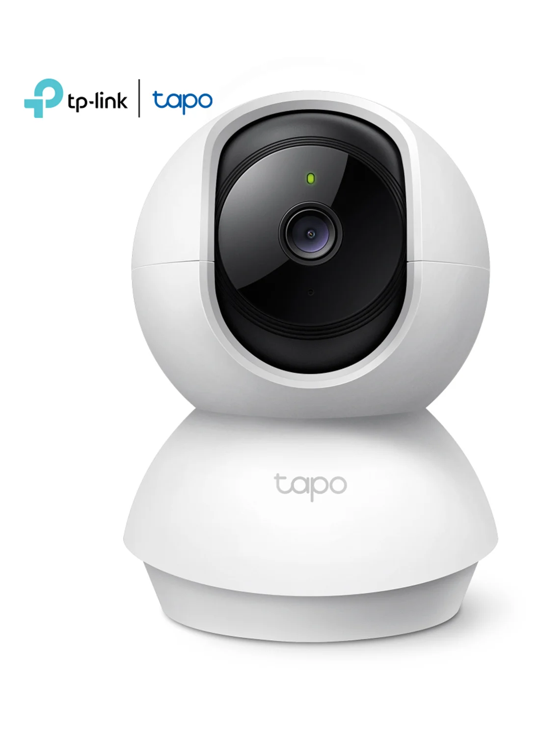 Smart Indoor Security Camera 2K 3MP Pan and Tilt 360 Degree Home Surveillance Monitor (White) wya9j