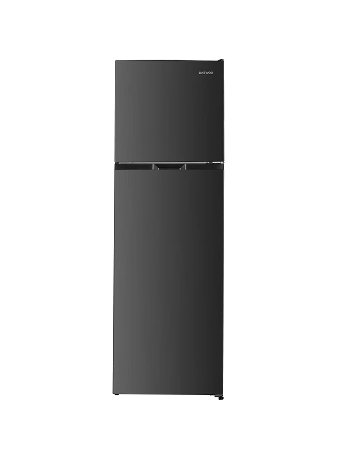 DAEWOO Top Mount Refrigerator with Dual Inverter Compressor and No Frost Technology (Dark Inox, 247L) ts1xr
