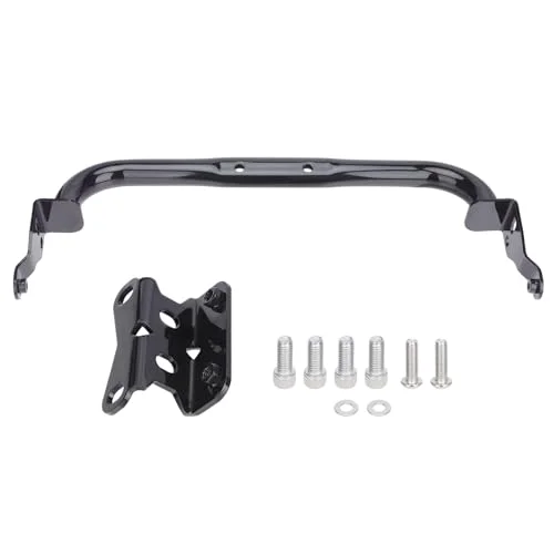 Kiawnia Motorcycle Front Fairing Turn Signal Support Bracket (Black, 1 Pair) - Premium Metal Mount for Cruiser Fairings ykw1z