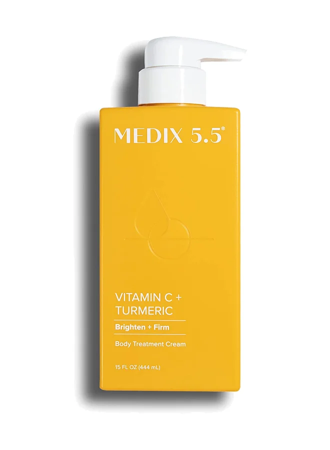 Medix 5.5 Vitamin C and Turmeric Body Treatment Cream for Radiant Skin (444 mL) 0nf4t