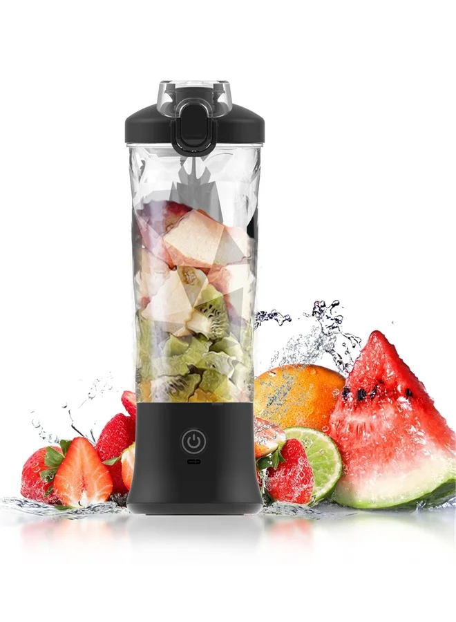 HXDream Portable Personal Blender USB Rechargeable Mixer for Smoothies and Protein Shakes (600 mL) nqsc3