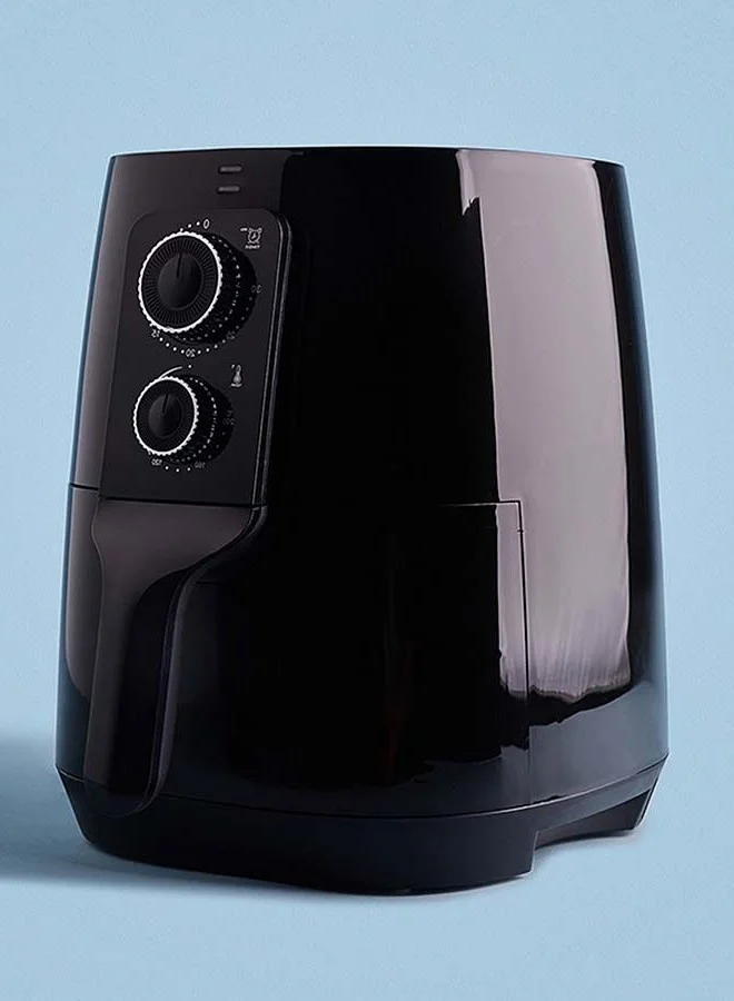 Noon East Mechanical Air Fryer Premium Oil-Free Cooking Appliance (Black, 3.4 L) 00mfn