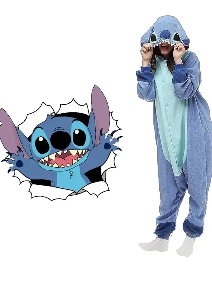Premium Animal Onesie Pajamas Hoodie Cosplay Costume for Adults Unisex Party Wear (One Size) xn67t