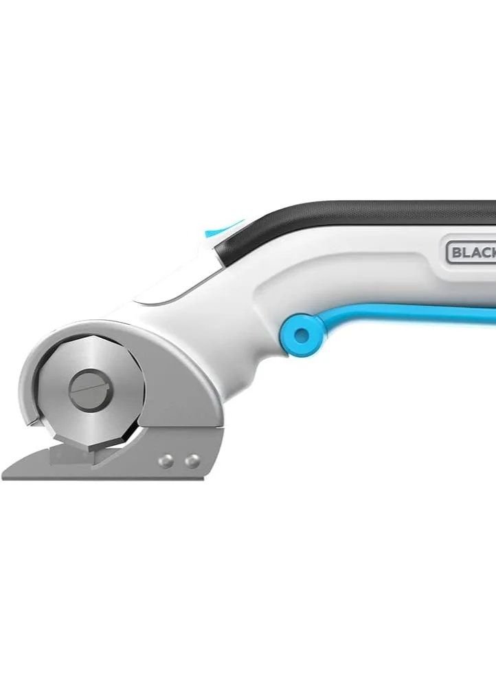 Premium Cordless Rotary Cutter, USB Rechargeable Fabric Cutting Tool with Self-Sharpening Blade and Safety Lock (3.6V) ygdob
