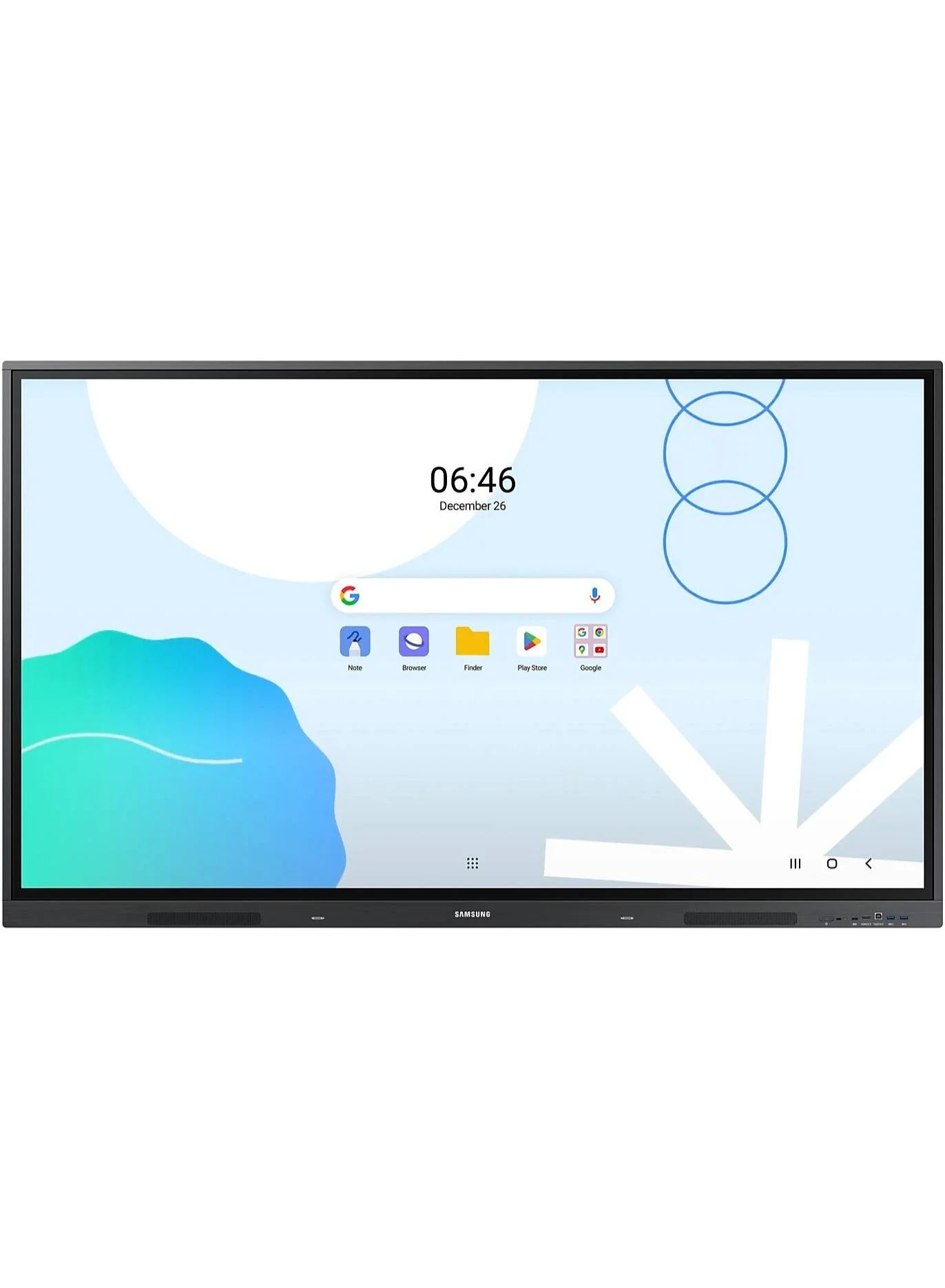 Premium 75-inch 4K UHD Interactive Touch Display, IR Multi-Touch Screen, Android 13, 64GB Storage, Wi-Fi 6, Professional Digital Whiteboard (Black, 75 inch) 8xkkr