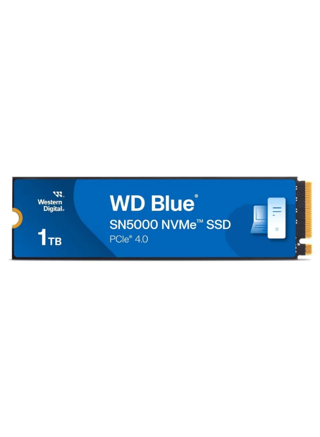 WD Blue SN5000 NVMe Internal SSD PCIe Gen 4.0 High-Speed Storage Drive for Gaming and Workstations (1 TB) o8vw1