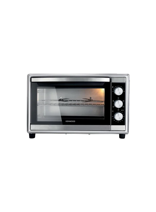 Premium Electric Oven 45L Capacity 1800W High-Performance Countertop Cooking Appliance (Silver, 45L) evekc