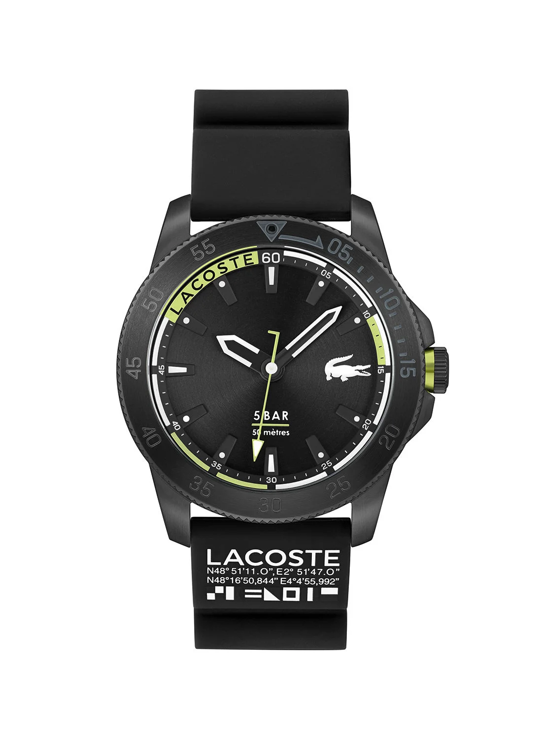 Premium Silicone Analog Quartz Wrist Watch (Unisex, 40mm) 93vir