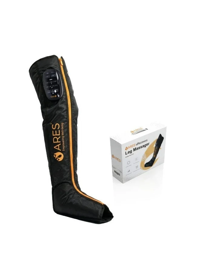 ARES Recovery Leg Massager with 6 Airbag Modes and 4 Intensity Levels for Deep Muscle Relaxation (Adjustable Fit) dv6et