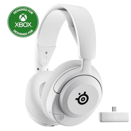 Premium Wireless Multi-System Gaming Headset with Neodymium Drivers and Dual-Mode Connectivity (White, One Size) 4fri5