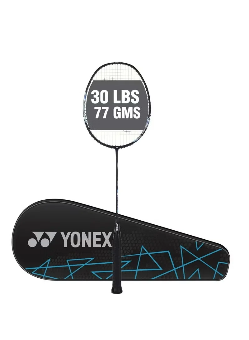 Premium Lightweight Badminton Racquet Professional Graphite Frame (77g, 30 lbs Tension) for Advanced Players 7gvqg