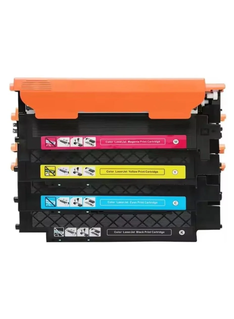 Reacon 117A Toner Cartridge Set (4-Pack) Premium Laser Printer Supplies for Professional Office Printing (Black, Cyan, Yellow, Magenta) 2w0yn