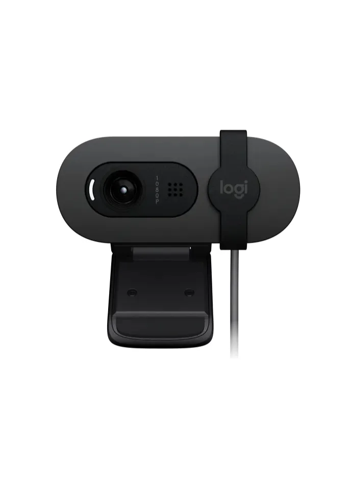 Premium HD Webcam 1080p Professional Streaming Camera with Noise-Reducing Microphone (Black) jt2ig