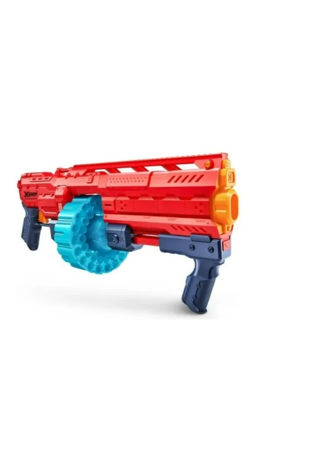 X-Shot Excel Fortress Foam Dart Blaster with 48-Dart Capacity Rotating Barrel (48 Darts, 1 Pack) ek32m