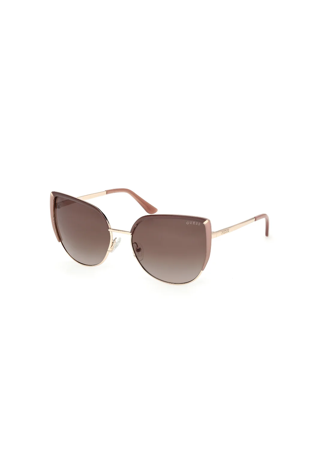 Premium Cat Eye Sunglasses Gold Metal Frame Elegant Eyewear for Women (One Size) 94mao