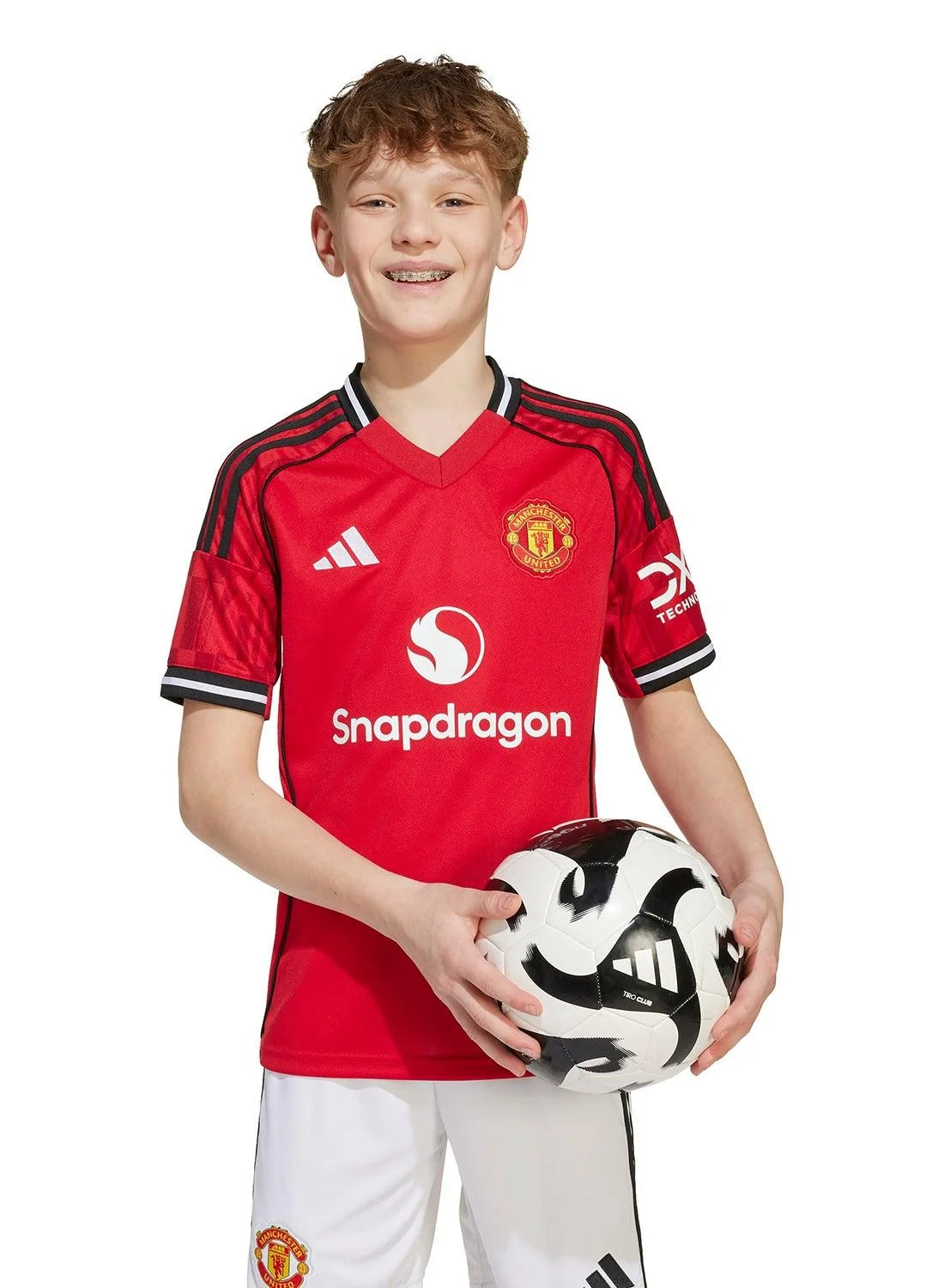 Sport Football Home Jersey 25/26 Season Kids Premium Breathable Athletic Apparel (Red, Kids) dmkq5