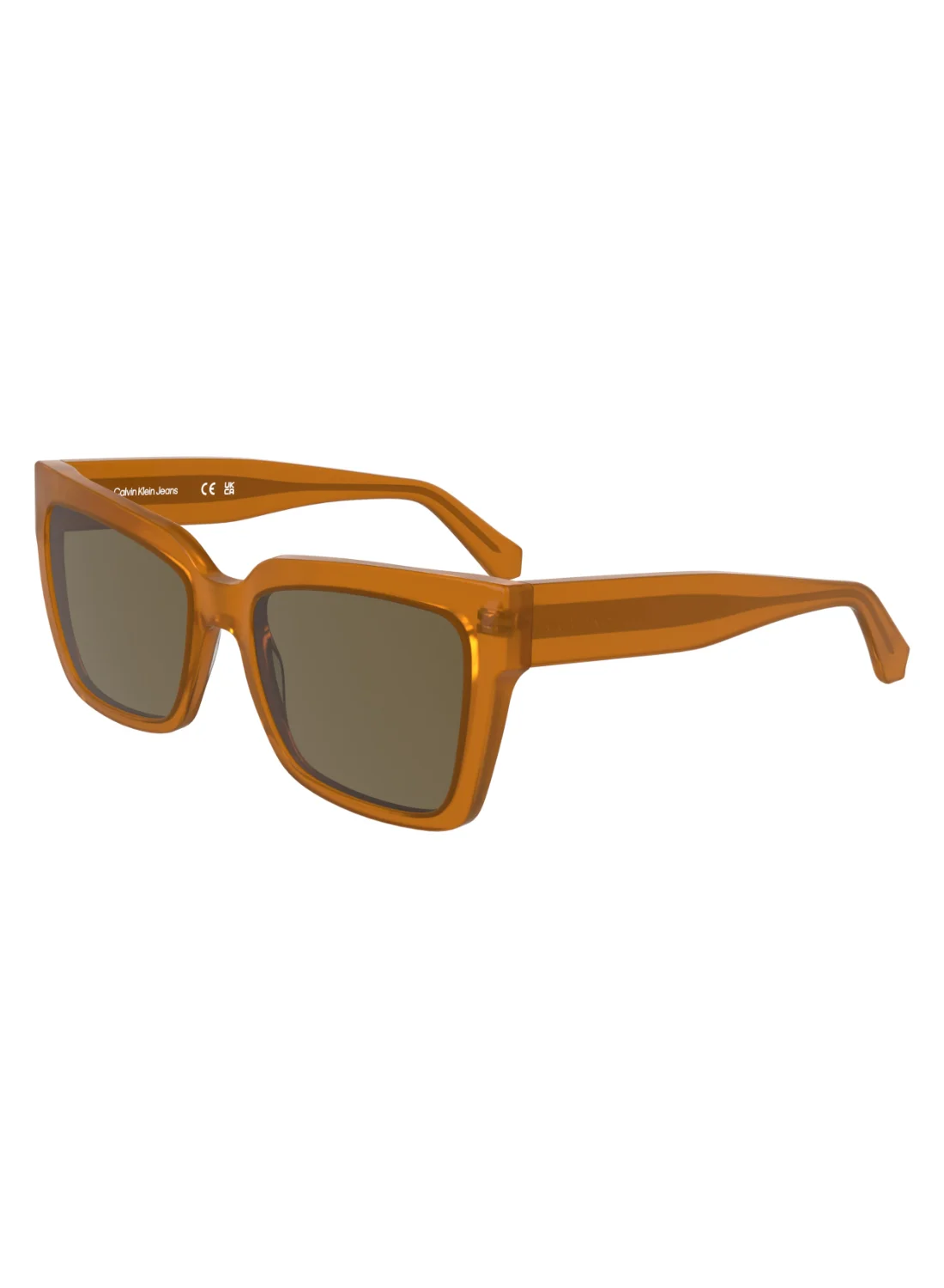Premium Acetate Full Rim Sunglasses Brown to Havana Gradient Frame (54mm) 0u06s