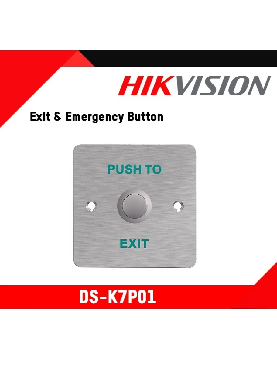 Premium Metal Exit Push Button Access Control Switch (Aluminum Alloy Panel, 86x86x28.9mm) rdzd4