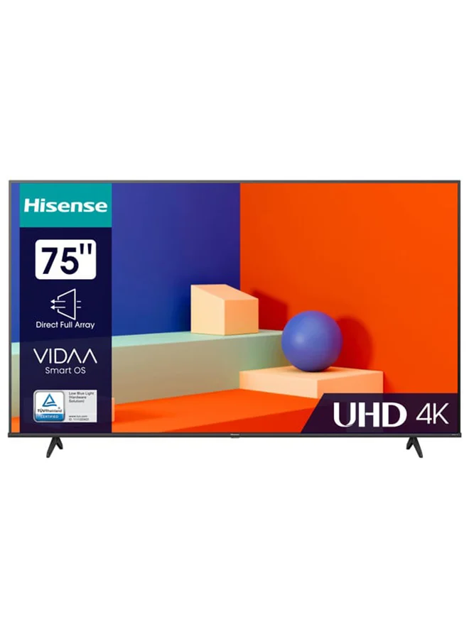Premium 4K Smart DLED Television 75 Inch Ultra HD Display (Black, 190 cm) p6xvn