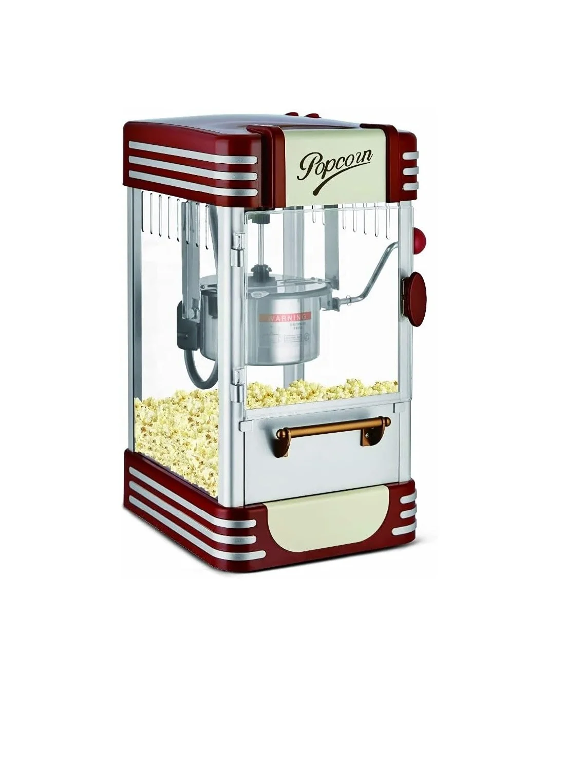 Premium Kettle Popcorn Maker Machine for Home Cinema and Parties (Compact Design, 2.5 L) lx963