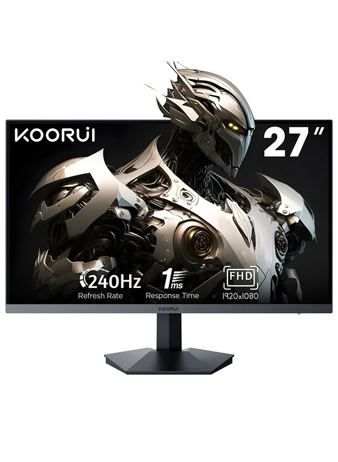 KOORUI 27-Inch Full HD Gaming Monitor 1080p 240Hz 1ms Response Time (Black, 27-Inch) buox3