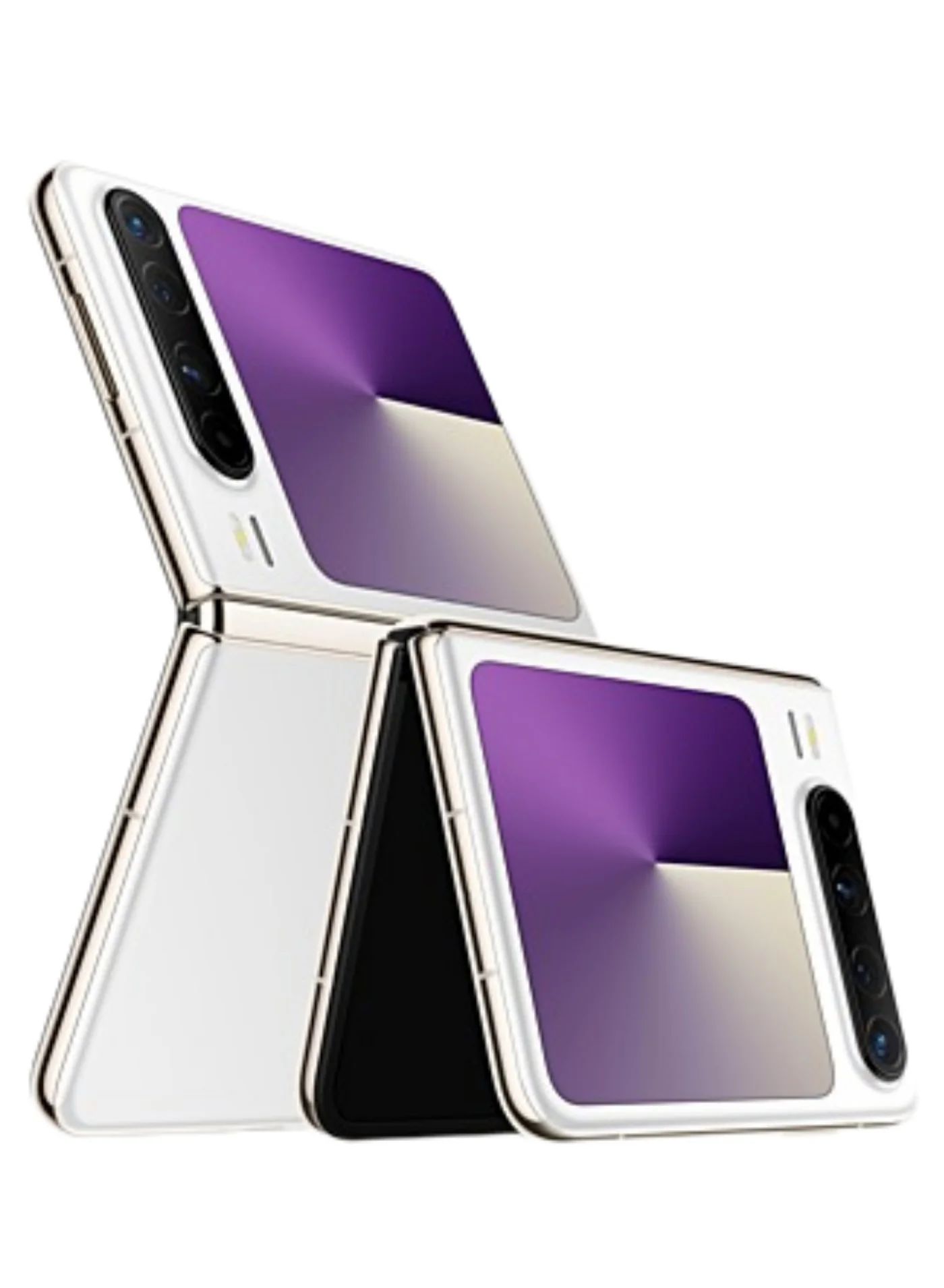 Premium Foldable Smartphone 512GB 12GB RAM 6.3-Inch OLED Display 50MP Camera (White) sf3gi