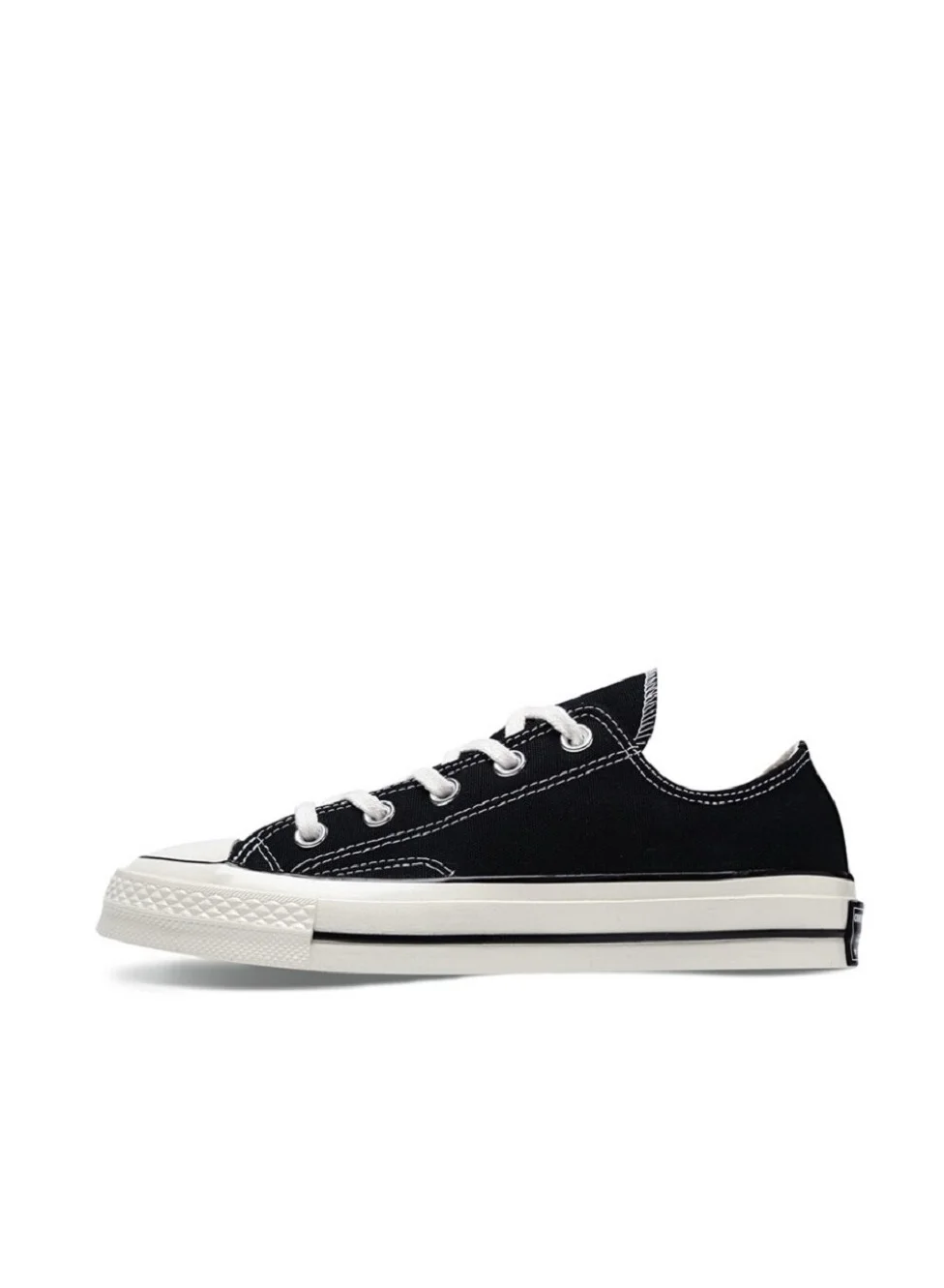 Premium Retro Low Top Canvas Sneakers (Black, Unisex, Size 40) 15pph