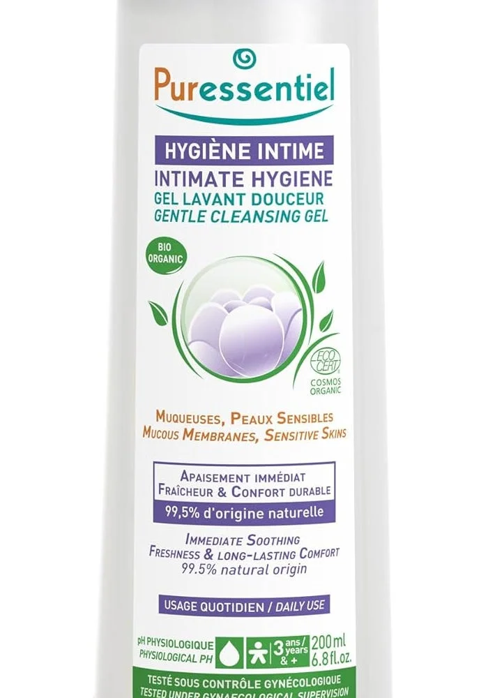 Gentle Intimate Hygiene Cleansing Gel with Aloe Vera and Calendula (200 mL) 399u8