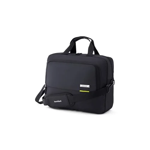 Premium Casual Office Messenger Bag with 15-inch Laptop Compartment and Adjustable Shoulder Strap (Black, 40 cm) y0dbs