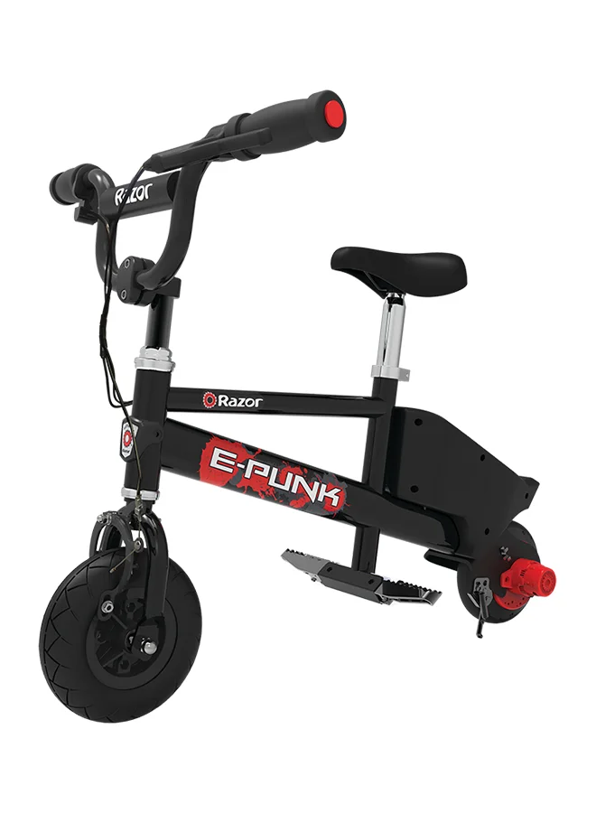 Premium Electric Mini Scooter Lightweight Foldable Commuter Vehicle (Black, 1 Unit) 68h9o